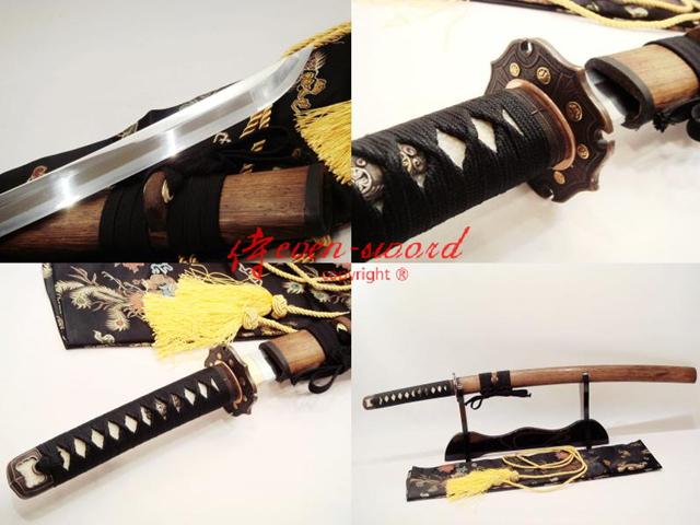Battle Ready Japanese Wakizashi Katana Sword Full Tang 9260 Spring Steel Blade