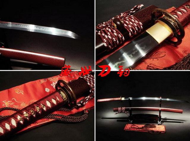 Clay Tempered Japanese Katana Musashi Tsuba Sharpened Shubo Zukuri Blade Sword